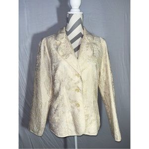 Retro lace blazer